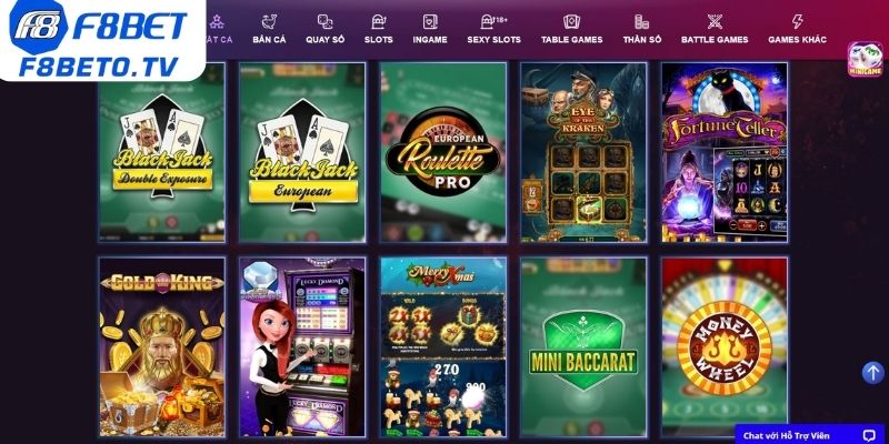 Kho tàng game casino trực tuyến mới lạ